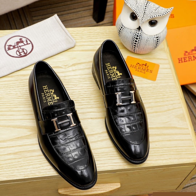 H**mes leather shoes